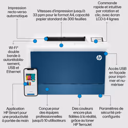 HP Color LaserJet Pro Imprimante 4202dw, Couleur, Imprimante pour Petites/moyennes entreprises, Imprimer, Sans fil; Imprimer depuis un téléphone ou une tablette; Impression recto-verso - Vue supplémentaire 9