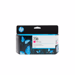 HP 738 130-ml Magenta DesignJet Ink Cartridge, Rendement standard, Magenta, 130 ml, 1 pièce(s), Paquet unique