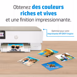 HP Advanced Photo Paper, Glossy, 65 lb, 5 x 5 in. (127 x 127 mm), 20 sheets