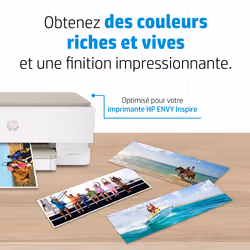HP Papier photo à finition glacée Advanced, 65 lb, 4 x 12 pouces (101 x 305 mm), 10 feuilles - Vue supplémentaire 4