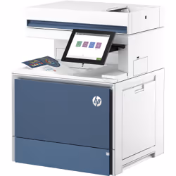 HP Imprimante multifonction Color LaserJet Enterprise 6800dn, Color, Imprimante pour Impression, copie, numérisation, télécopie (en option), Chargeur automatique de documents; Bacs haute capacité en option; Écran tactile; Cartouche TerraJet - Vue supplémentaire 4