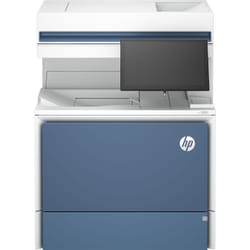 HP Color LaserJet Enterprise Flow Imprimante multifonction 6800zf, Impression, copie, scan, fax, Flow; Écran tactile; Agrafage; Cartouche TerraJet