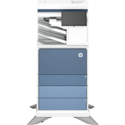 HP LaserJet Imprimante multifonction Color Enterprise Flow 6800zfsw, Impression, copie, scan, fax, Flow; Écran tactile; Agrafage; Cartouche TerraJet