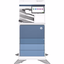 HP LaserJet Imprimante multifonction Color Enterprise Flow 6800zfsw, Impression, copie, scan, fax, Flow; Écran tactile; Agrafage; Cartouche TerraJet