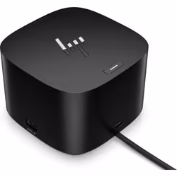 HP Station d’accueil Thunderbolt 120 W G4, Avec fil, Thunderbolt 4, Noir, Kensington, 100 - 240 V, 50 - 60 Hz