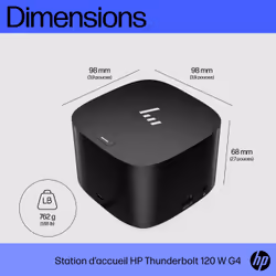 HP Station d'accueil Thunderbolt 120 W G4 - Vue supplémentaire 6