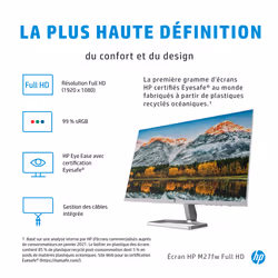 HP Écran Full HD M27fw - Vue supplémentaire 8
