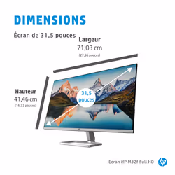 HP Écran Full HD M32f - Vue supplémentaire 8