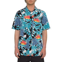 VOLCOM Chemise LEAF PIT FLORAL SS - S – Court (Short)