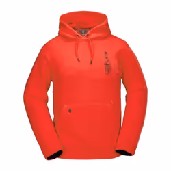 Hoodie - Volcom - Essential - Rouge - Manches longues - Non imperméable