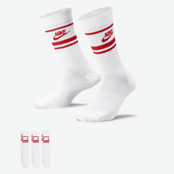 Chaussettes mi-mollet Nike Sportswear Dri-FIT Everyday Essential (3 paires) - Blanc