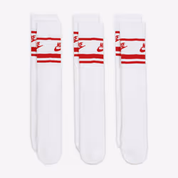 Chaussettes mi-mollet Nike Sportswear Dri-FIT Everyday Essential (3 paires) - Blanc