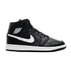 Chaussures NIKE Wmns Air Jordan 1 Mid Noir - Femme/Adulte - Basket-ball - Route - Respirant