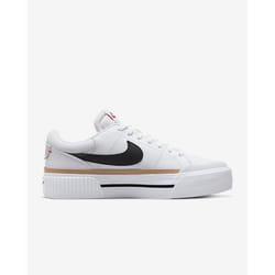 Basket Court Legacy Lift - NIKE - Blanc - Lacets - Compensé - Synthétique