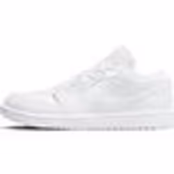 Baskets Nike Femme Air Jordan 1 Low DV0990 - Blanc - Adulte - Lacets - Plat - Synthétique