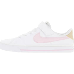 Baskets - NIKE - Court Legacy Enfant - Lacets - Blanc