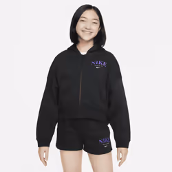 Nike DV2565-045, Enfant, Femelle, Sweat à capuche, L, SML, Toison