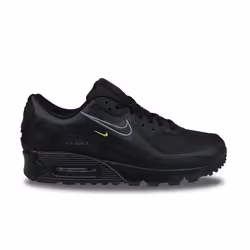 Baskets Nike Air Max 90 Multi-Swoosh Noir - Cuir - Adulte - Lacets