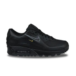 Baskets Nike Air Max 90 Multi-Swoosh Noir - Cuir - Adulte - Lacets