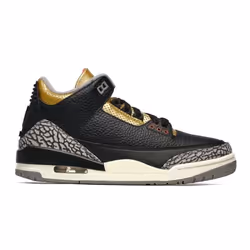 Basket - Nike - Air Jordan 3 Retro Cement - Noir - Respirant - Mixte - Adulte