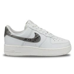 Basket Nike Air Force 107 Fantome - Blanc - Femme - Cuir - Lacets - Plat