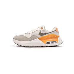 Baskets Blanches/Oranges Femme Nike Air Max Systm