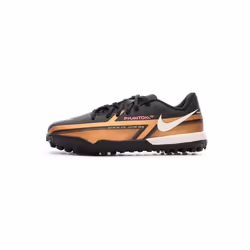 Chaussures de Foot Noir/Bronze Junior Nike Phantom GT2 Academy TF
