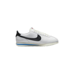 Baskets - Nike - CORTEZ - Homme - Blanc Noir - Cuir - Lacets - 47 EU