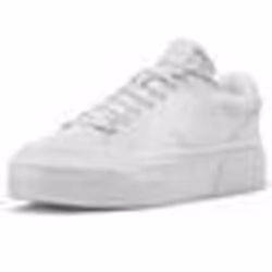 Chaussures Femme Nike Court Legacy Lift DM7590-101 - Blanc - Lacets - Talon Plat