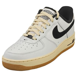 Baskets - Nike - AIR FORCE 1 07 LX - Femme - Blanc Noir - Cuir - Lacets - 37.5 EU