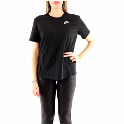 T-Shirt - Nike - Sportswear Club Essentiel - Noir - Manches courtes - Coupe large