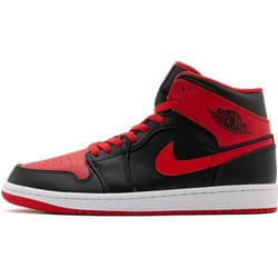 Chaussures de Basket-ball NIKE Air Jordan 1 Mid Noir - Homme/Adulte - Respirant