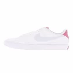 Chaussures basses cuir ou simili Nike court legacy (gs) - Nike - Blanc - Femme - Lacets - Adulte - Plat