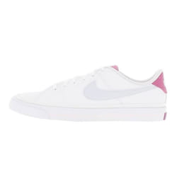 Chaussures basses cuir ou simili Nike court legacy (gs) - Nike - Blanc - Femme - Lacets - Adulte - Plat