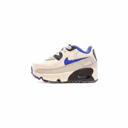 Baskets Blanches/Noires/Bleu Garçon Nike Air Max 90