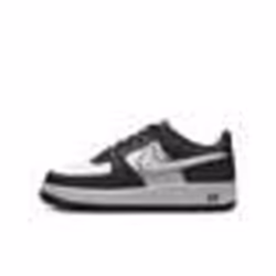 Chaussures pour Enfant - NIKE - Air Force 1 LV8 2 - Noir - Cuir - Lacets
