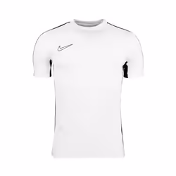 T-shirt NIKE DF Academy 23 Blanc - Homme/Adulte - 100% coton - Manches courtes - Col arrondi