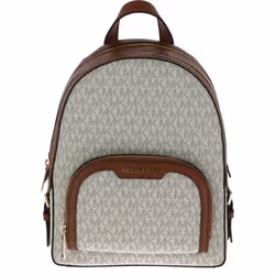MICHAEL KORS Sac à dos ecru et camel