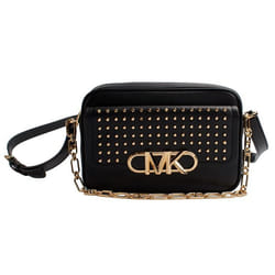Sac bandoulière en cuir Parker 32S3G7PC8L pour femme-Le noir