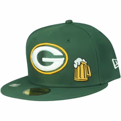 Casquette ajustée New Era 59Fifty - NFL CITY Green Bay Packers - Celtique vert - Blanc - Homme - Sportswear