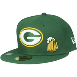 Casquette ajustée New Era 59Fifty - NFL CITY Green Bay Packers - Celtique vert - Blanc - Homme - Sportswear