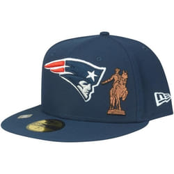 Casquette ajustée New Era 59Fifty - NFL CITY New England Patriots - Marine - Blanc - Homme - Sportswear