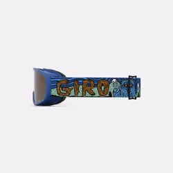 Giro Buster Goggle lunette de sports d'hiver Bleu Enfants Rose Verres sphériques