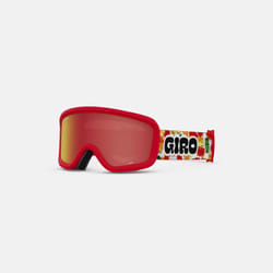 Giro Chico 2.0 Goggle lunette de sports d'hiver Rouge Enfants Ambre Verres (plats) cylindriques