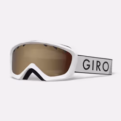 Giro Chico 2.0 Basic Goggle, Blanc, Enfants, Verres sphériques, Polycarbonate, Blanc, Rose