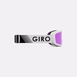 Giro Chico 2.0 Goggle lunette de sports d'hiver Blanc Enfants Ambre, Rose Verres (plats) cylindriques