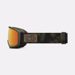 Giro Ringo Goggle lunette de sports d'hiver Vert Hommes Orange Verres sphériques