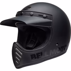Bell Moto-3 Classic Casque de motocross, noir, taille L pour Hommes