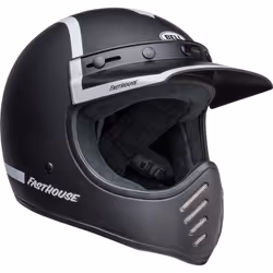 Bell Moto-3 Fasthouse The Old Road Casque de motocross, noir, taille M pour Hommes - Vue supplémentaire 4
