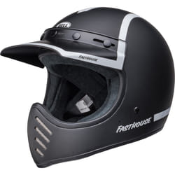 Bell Moto-3 Fasthouse The Old Road Casque de motocross, noir, taille L pour Hommes